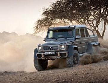 مرسيدس تكشف عن سيارة الدفع الرباعية  G63 AMG 6×6